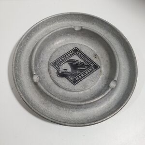 Vintage Metal Marlboro Unlimited Ashtray Bullet Train KO Advertising